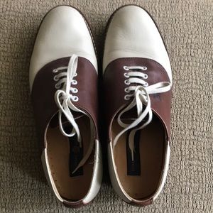 Tommy Hilfiger Brown and Beige Mens Oxford